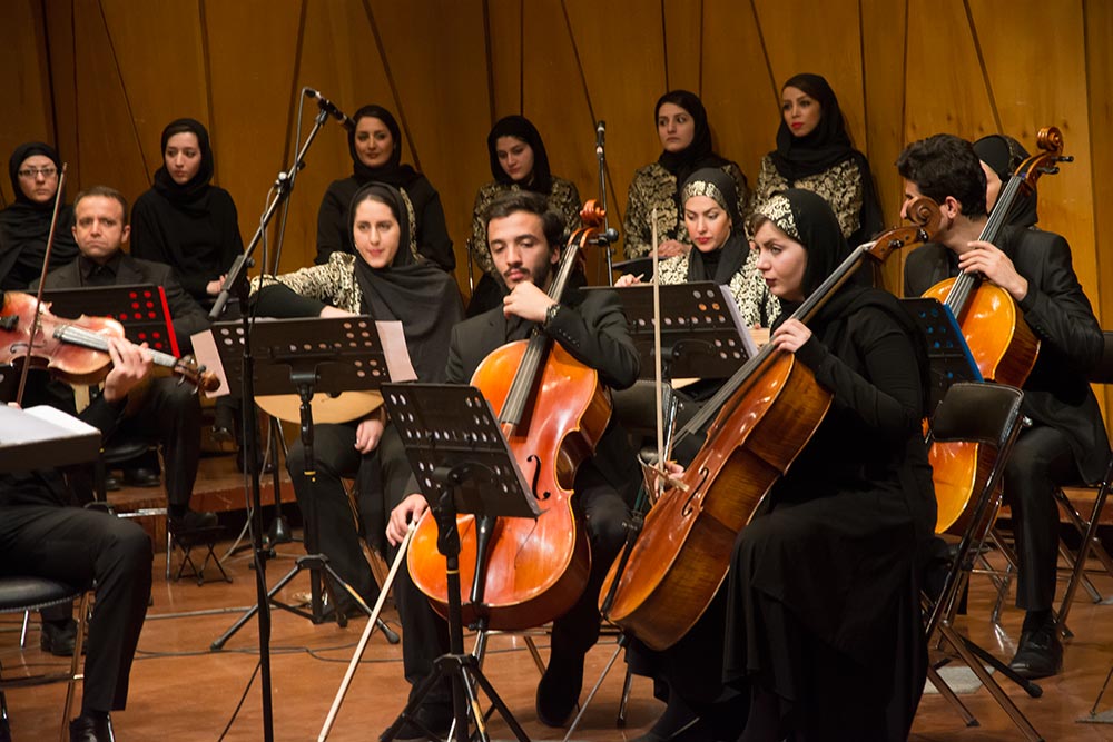 گزارش تصویری کنسرت ارکستر نغمه باران به رهبری علی امیرقاسمی در تالار رودکی  عکاس: امیر محنتی