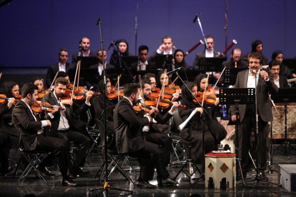 گزارش تصویری ارکستر ملی ایران، فریدون شهبازیان، علیرضا افتخاری، تالار وحدت – عکاس: حسین حاجی بابایی