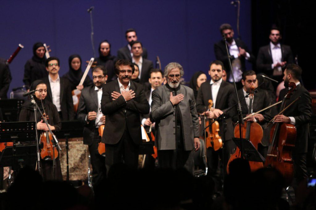 گزارش تصویری ارکستر ملی ایران، فریدون شهبازیان، علیرضا افتخاری، تالار وحدت – عکاس: حسین حاجی بابایی
