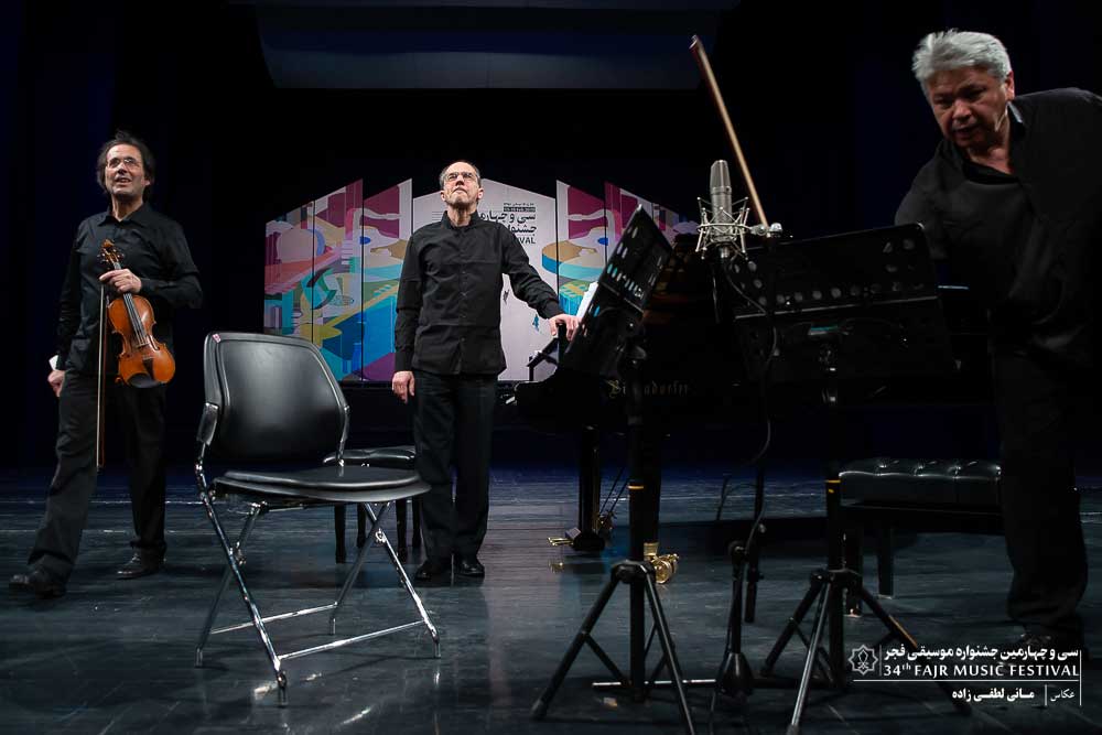 گزارش تصویری کنسرت تریو اَمَئل از اسلوونی در اولین شب سی و چهارمین جشنواره موسیقی فجر