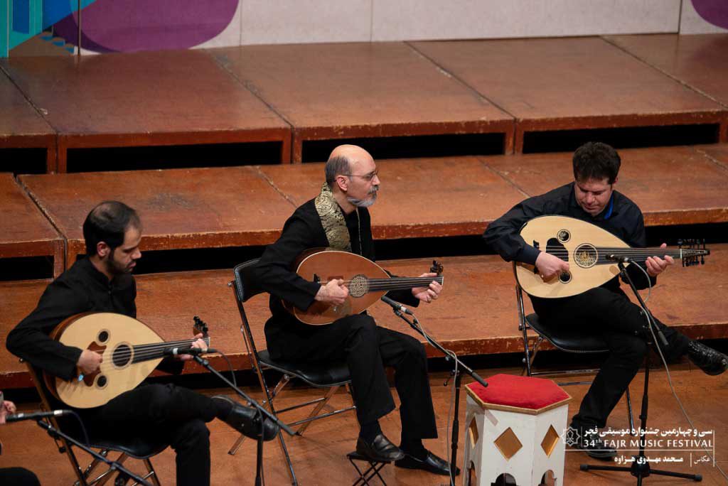 اجرای گروه بربطیان در دومین سانس تالار رودکی در ششمین شب جشنواره