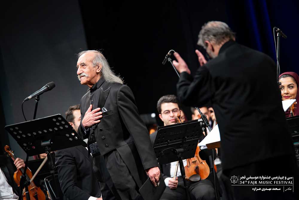 گزارش تصویری کنسرت ارکستر ملی ایران – فریدون شهبازیان در اولین شب سی و چهارمین جشنواره موسیقی فجر