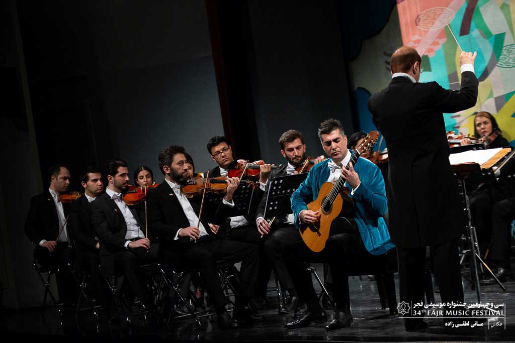 اجرای ارکستر مجلسی ایران به رهبری ایرج صهبایی در روز پنجم جشنواره