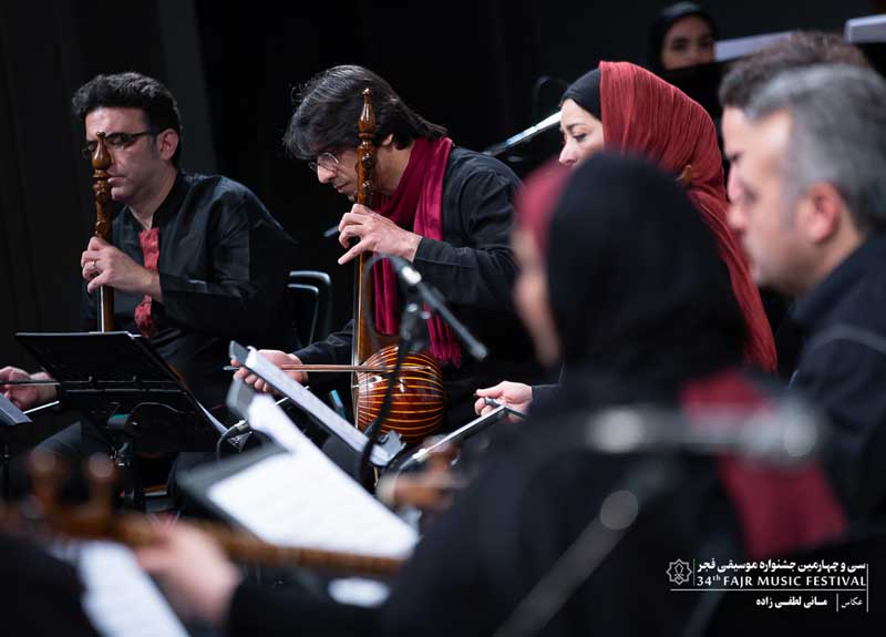 خاطره بازی ارکستر ساز های ملی ایران در جشنواره موسیقی