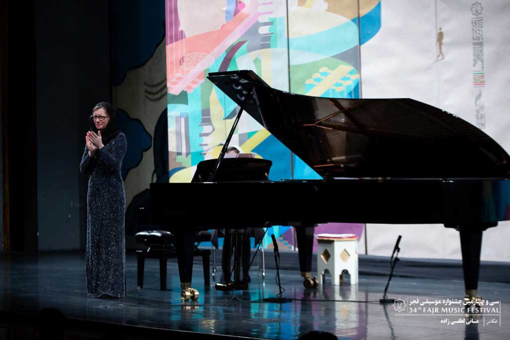 اجرای ماری دولا در تالار وحدت در پنجمین روز جشنواره موسیقی