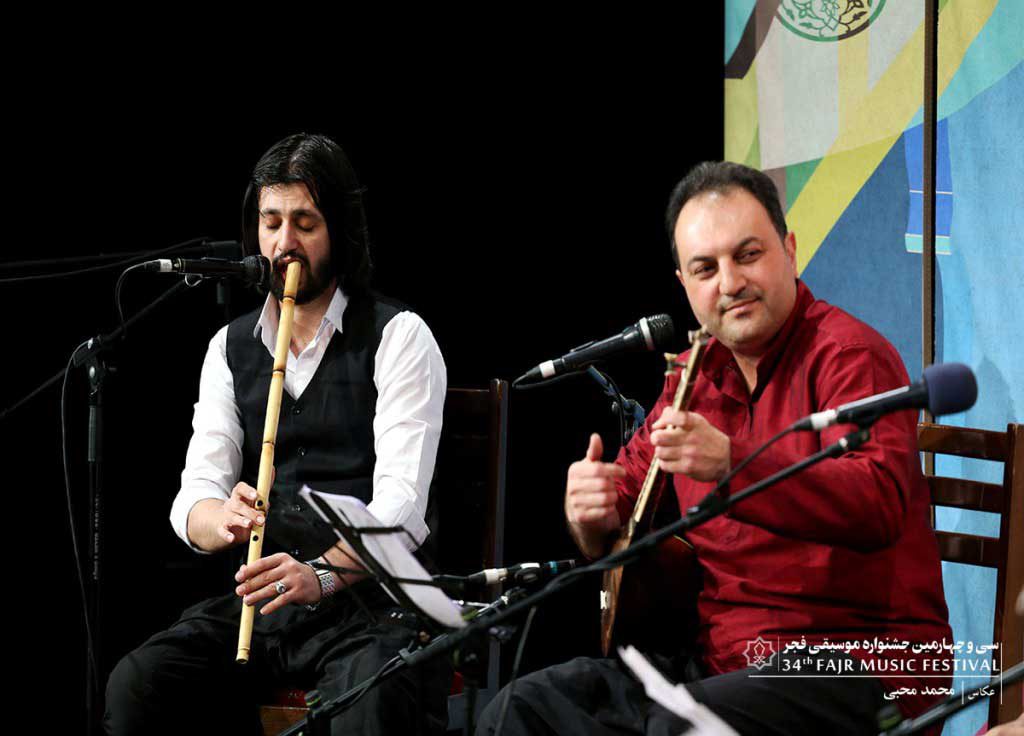اجرای گروه کتول گلستان در سالن سوره حوزه هنری در روز پنجم جشنواره موسیقی