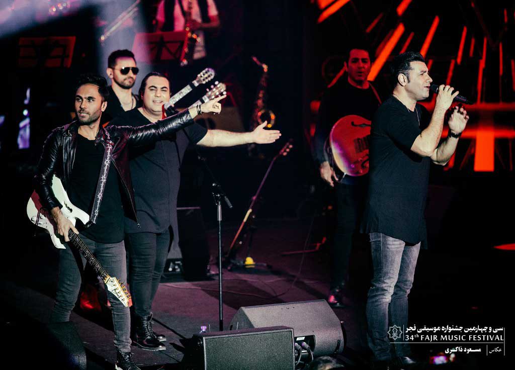 گزارش تصویری کنسرت گروه سون باند در سی و چهارمین جشنواره موسیقی فجر