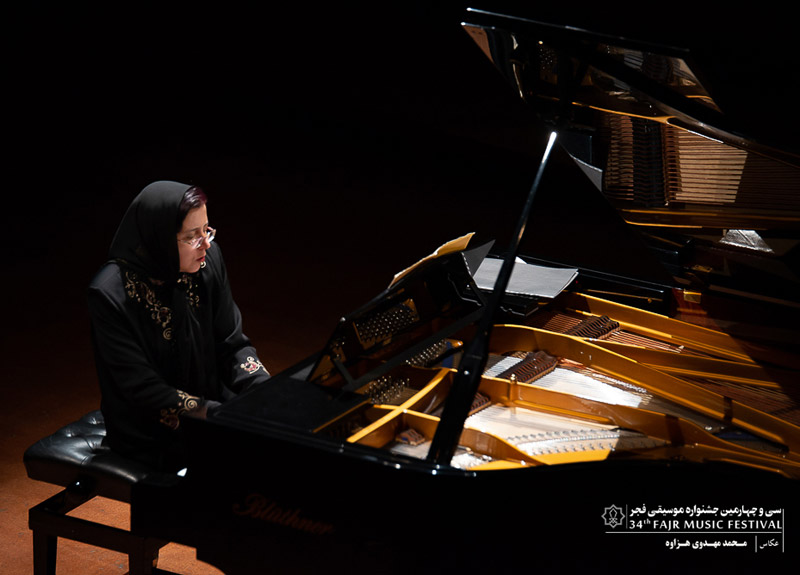 نوای پیانوی آرپینه ایسرائیلیان در تالار رودکی