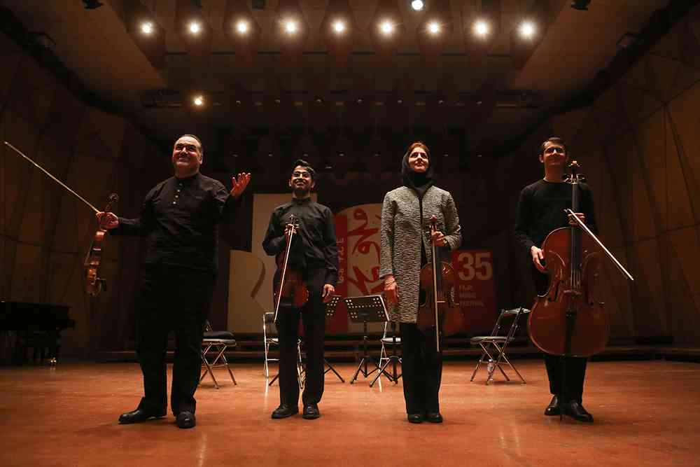 کوارتت نماد در جشنواره موسیقی فجر به روی صحنه رفت