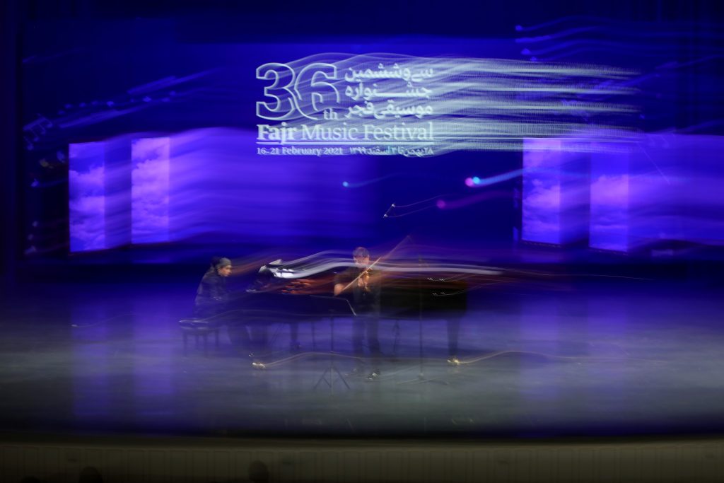 اجرای دوئت فراتا-دی پالما(ایتالیا)/سی و ششمین جشنواره موسیقی فجر
