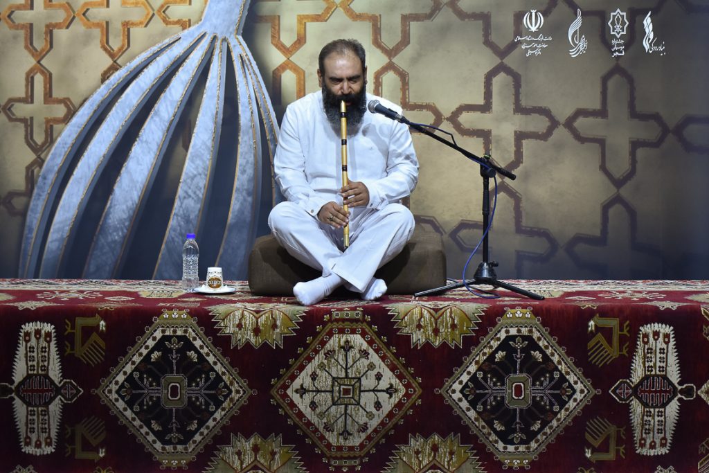 اجرای زمان خیری در شب حسن کسایی/سی و هفتمین جشنواره موسیقی فجر