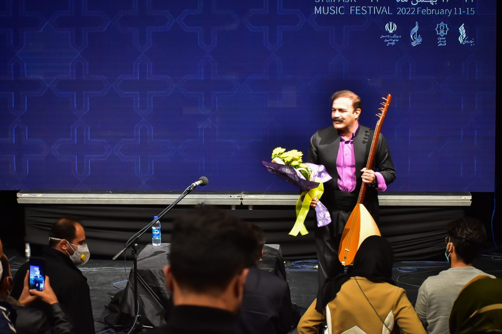 اجرای سعدالله نصیری در سی و هفتمین جشنواره موسیقی فجر